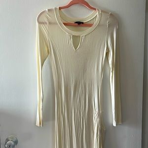 Cream maxi dress